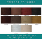 BlesSew Sewing Thread in Brown Color Tones - 10 Spools of Polyester Thread for Sewing Machine for Beginners, Hand Stitching & Quilting - 1000 yds Per Spool