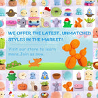 Crochetta Crochet Kit for Beginners, Crochet Kit w Step-by-Step Video Tutorials, Crochet Starter Kit Learn to Crochet Kits for Adults Kids Beginners, Vibrant Orange Balloon Dog (40%+ Yarn Content)
