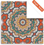 24 Sheets 12 Designs Scrapbook Paper Pad,6"×6” Single-Sided Decopodge Craft Cardstock Paper,Scrapbooking DIY Decorative Background Cardmaking Supplies.Datura