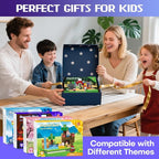 150PCS Magnetic Blocks, Magnet Tiles Toys for Kids, Magnetic Building Blocks Cubes, STEM Montessori Stacking Magnets for Kids, Birthday Gifts for Boys and Girls Age 3+ Years Old