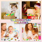 130Pcs Animal Erasers Kids Desk Pets Pencil Erasers 3D Puzzle Bulk Mini Animal Food Eraser Toys Fun Cute Eraser for Classroom Rewards, Game Prizes, Treasure Box, Easter Egg Fillers