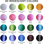 ARTME Iridescent Acrylic Paint Set, 20 Chameleon Colors in 2 oz/60ml Bottles, Color-shifting Acrylic Paint Perfect for Artists, Beginners on Canvas, Rocks, Wood, Fabric, Ceramic