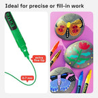 ARTISTRO 60 Acrylic Paint Pens, Art Set Acrylic Paint Markers, Fabric Markers for Textile, Canvas, Rock, Glass, Wood, Paper, Pumpkin, DIY, Paint Markers for Kids and Adults