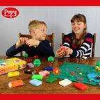 Pepy Plastilina Reusable and Non-Drying Modeling Clay; Set of 24 Bars, 1.4 Ounce Each, Perfect for Arts and Crafts Projects, Yellow