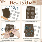 CHGCRAFT Mandala Polymer Clay Texture Sheets Single Mandala Floral Paisley Pattern Silicone Texture Stamp Clay Texture Mat Modeling Pattern Pad Sheets for Jewelry and Earrings Tools, 5.5x5.5 inch