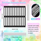 24 Pcs Soft Pastel Drawing Chalk Set Square Sketch Chalk Non-toxic Artist Pastel Sticks for Professional Artists Students and Art Lovers(White)