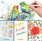 Dual Tip Art Markers Pens for Kids Adult Coloring Books Artist Fine and Brush Tip Colored Pens Water-color Pens for Journaling Note Taking Writing Planning Art Project