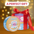 Cookie Box Crochet Kit for Beginners – Gift Set to Make Oyster Pear Amigurumi Plushie – Easy DIY Crochet & Knitting Starter Kit with Video and PDF Tutorials