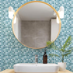 39" X 157" Mosaic Mesh for Back Mounted Tile with Scissors, Fiberglass Mosaic Mesh Backing Boast for Tile Installation Supplies Tools (Non Sticky)