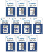 SCHMETZ Universal Sewing Machine Needles - Size 80/12, 5-Needle Cards, Pack of 10