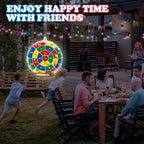 Kids Dart Board Game Set-29 inchs, Board Games with 16 Stick Balls, Summer Indoor Outdoor Toys Games for Kids Ages 4-8, Birthday Party Games Yard Toys for Kids Ages 3 4 5 6 7 8 9 10 11