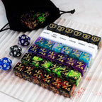 63 PCS Abilities Keyword Magic Counter Dice MTG Counters Dice Set Life Buff Tokens D6 Dice Compatible with MTG, TCG, Card Gaming Accessories