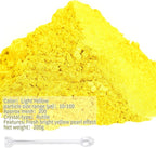 Mica Powder,7.05OZ（200g）,Light Yellow Mica Powder Pigment for Epoxy Resin，Lip Gloss，Car Paint，Dye，Soap Making，Nail Polish,Epoxy Resin,Candle Making,Bath Bombs