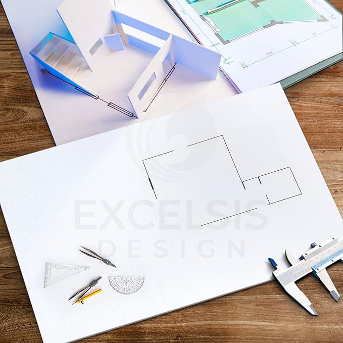 White Foam Board 11.7 x 16.5 x 1/8" (3mm) Inch, 15 Pack Acid-Free Foam Core Poster Board Sheets for Art, Crafts, Presentation, Vision Board, Signboard, and Party Decorations