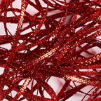 Red Thin Ribbon 1/8 inch Metallic Braided Double Faced Ribbons Curling Ribbons for Balloon String Crafts Gift Wrapping Party Wedding Christmas Ornaments Decoration 7 Yard x 3 Rolls