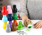 3PCS / Sets Ink Applicator with Storage Cases,Paper Pouncers for Direct Ink Application On Crafts Projects Easily,Inking Sponge for Stamp Ink Distressing, Blending Card Making Crafting Tools