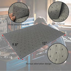 Oil Absorbent Pads | 13"x9.8" Garage Mats | Drip & Spill Universal Pads for Automotive - Absorbing Oil, Liquids, Antifreeze, Brake Fluid, Grease, Coolant | Concrete & Metal Protection,10-Pack