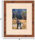 8x10 Mat Bevel Cut for 5.5x8.5 Photos - Acid Free Beige Precut Matboard With Backing Board and Crystal Clear, Self Seal Photo Mat Bag - For Pictures, Photos, Framing - 4-ply Thickness