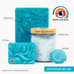 Eye Candy Pigments Premium Blue Mica Powder - Okinawa Blue (50gr) - for Epoxy, Resin, Soap, Paint, Woodworking, Acrylic Pouring, Bath Bombs, Fishing Lures - DIY Arts and Crafts Additive