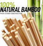 Zulay Kitchen 100-Pack Natural Bamboo Skewers – 6" Durable 4mm Roasting Sticks for BBQ, Grilling, Kabobs, Chocolate Fountain, Fruits & Crafts