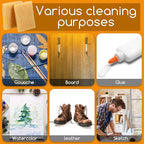12 Pieces Glue Residue Pick up Eraser Rubber Cement Eraser Cleaning Rubber for Removing Adhesive and Residues from Paper Plastic and More