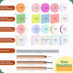 Keadic 24 Pieces Block Printing Starter Tool Kit, Rubber Stamps Making Set with Round & Square Rubber Carving Blocks, Linoleum Cutter Tools & Grindstone for Stamp Carving and Printmaking