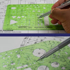 Pacific Arc Template: Electrical Symbols, 135 Openings 5.25" x 8.25"