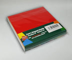 [Taro's Origami Studio] Standard 6 Inch One Sided 23 Colors 300 Sheets Square Easy Fold Premium Japanese Paper for Beginner (Gold and Silver Included)