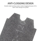 SCOTTCHEN Drywall Sanding Screen Mesh Sheet 4-3/16" x 11-1/4" Grit #120-12pcs