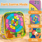 Bean Bag Toss Game for Kids - Cornhole Board Outdoor Toys for Toddlers -Party Activities Carnival Outside Yard Backyard Beach Lawn Games Toy for Kid Boys Girls Age 3 4 5 6 7 8 Year Old Birthday Gifts