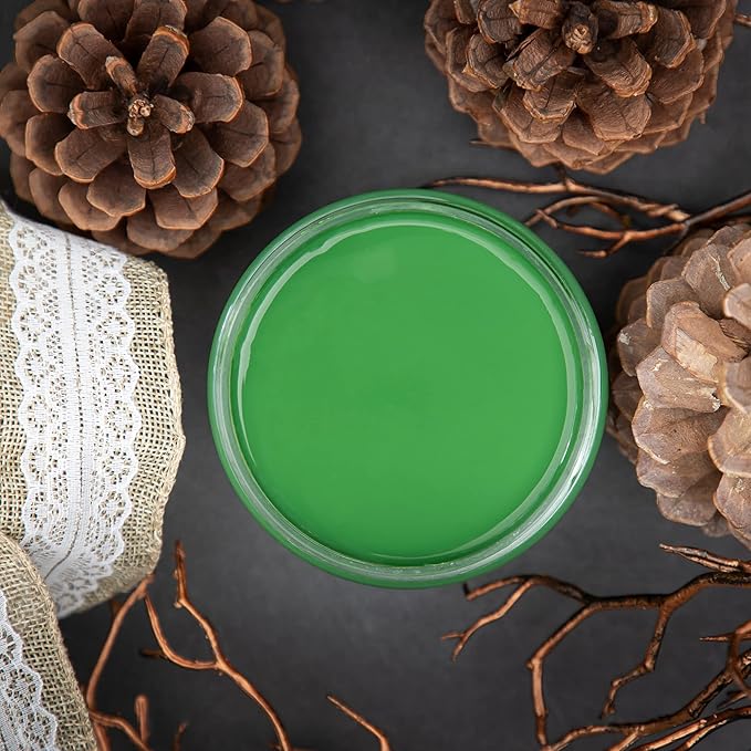 Dixie Belle Paint Company Chalk Finish Furniture Paint - Evergreen (4oz) - Matte Bold Green Chic Chalk Mineral DIY Furniture Paint