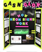 ArtSkills Poster Letters 4” Paper Letters for Poster Board Projects, Classroom Bulletin Boards, Sign Making Supplies, Neon, 190 Pieces