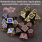 Coyeekn Mystery Dice Set - DND Dice Set - Polyhedral Dice, Dice Goblin, RPG Dice Set, Suitable for Role Playing, Table Games