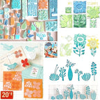 Tosnail 16 Pack 4" x 6" Rubber Stamp Carving Blocks, Soft Rubber for Beginners and Professional Craft Project - Green