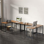 SHW Mission 48-Inch Home Office Computer Desk, Walnut