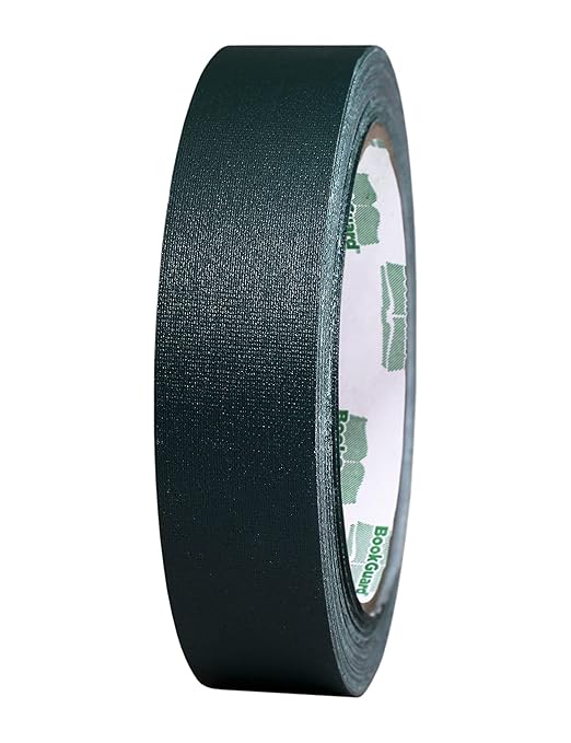 BookGuard 1 Inch Premium Bookbinding Repair Cloth Tape, 15 Yard Roll, Olive