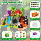 300 PCS Magnetic Blocks - Magnetic Building Blocks, Stacking Magnetic Blocks for Kids, Sensory Toy for STEM Montessori for Kids 3+ Boys and Girls Christmas Birthday Gifts
