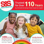 S&S Worldwide Color Splash! Liquid Tempera Bulk Paint, Set of 12 in 11 Bright Colors, 16-oz Easy-Pour Squeeze Bottles, For Arts & Crafts, School, Classroom, Poster Paint, For Kids & Adults, Non-Toxic.