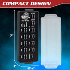 Ultimate RPG Spell Tracker for DND (2 pk)- Keep Track of All Magic Stats, Levels, Modifiers Easily w Adjustable Place-Locking Dials & Protective Cover- Compatible w Dungeons Dragons 5e Tabletop Games