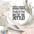 Pouring Masters Red Interference Pearl Special Effects Acrylic Pouring Paint - Premium 8-Ounce Pre-Mixed Fluid Acrylic Paint - Fluid Art Supplies for Canvas, Wood, Paper, Tile & Rocks