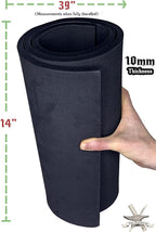 Shape Retention EVA Cosplay Foam 10mm (1mm-10mm) 14x39 inch Black or White High Density EVA Foam Sheets. Premium 85 kg/m3 Heat Shape Material for DIY Convention or Halloween Costumes by The Foamory