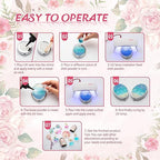 UV Resin-100g Upgraded Crystal Clear Hard Type UV Curing Premixed Epoxy Resin Starter Kit for Jewelry Making