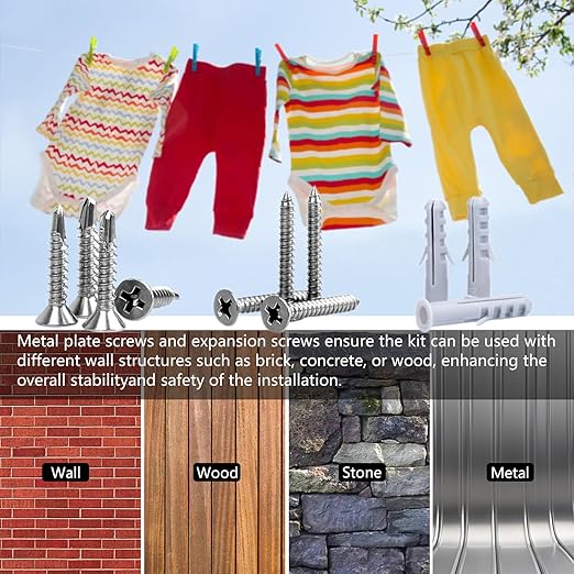 3/16" Sunshade Sail Hardware Kit, Turnbuckles for Cables Wires, PIUM PVC Coated Wire Rope Kits, 50Ft Stainless Steel Cable for Clothes Line Wires, String Light Hanging and Garden Plant Trellis