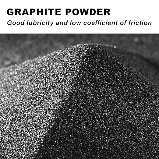 Pure Graphite Powder, 10 LB Graphite Lubricant- 44-Micron Ultra-Fine Pure Graphite's Powder, Graphite for Sketching, Drawing, Pencils, Locks (10 LB)