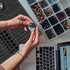 Headley Tools Thickened 36 x 48 Inch Self Healing Sewing Cutting Mat, A0 Rotary Cutting Sewing Mat for Crafts, Double Sided 5-Ply Table Cutting Board for Fabric Quilting Leather Hobby, Grey/Black