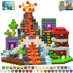 Magnetic Blocks, 150PCS Magnetic Building Blocks, Stacking Magnets for Kids, Sensory Toy for STEM Constructions Magnet Blocks for Boys Girls Age 3+, Christmas Birthday Gifts