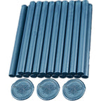 Dark Blue Wax Seal Sticks, ONWINPOR 20pcs Glue Gun Wax Sealing Sticks for Waxseal Stamp, Mini Sealingwaxsticks Suit for 0.28''Glue Gun (Dark Blue)