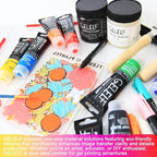 Acrylic Matt Medium, Transparent Acrylic Paint, Professional Matte Gel Medium for Gel Plate Printing Art, 280mL, 9.5-oz