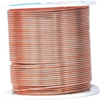 Mandala Crafts 18 Gauge Anodized Aluminum Craft Wire for Jewelry Making - 450 FT Colored Flexible Silver Copper Purple Gold Brown Red Wire - Bendable for Bonsai Armature Crafting Sculpting