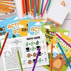 JAPBOR Groundhog Activity Coloring Book - 24PCS Mini Happy Groundhog Day Activities Color Books Bulk for Party Favor, Animals Themed Small Colouring Pages for Birthday Gift Class Painting Game